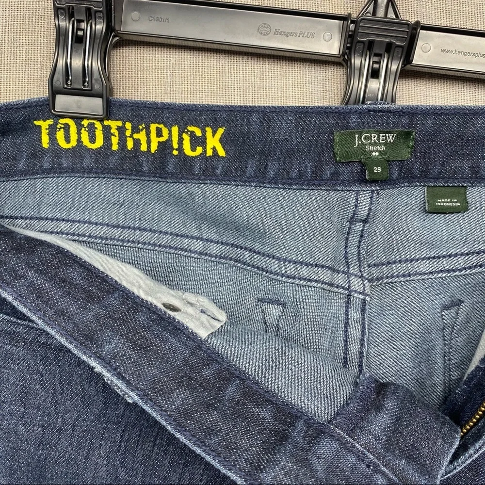 J-Crew‎ Dark Blue Toothpick Jeans size | 29, Inseam 31